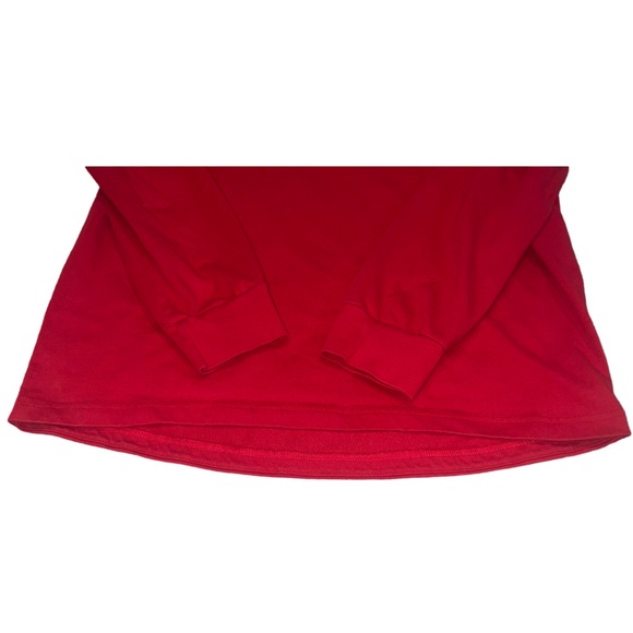 Adidas Hoodie Tee Red Size Large - Picture 5 of 5